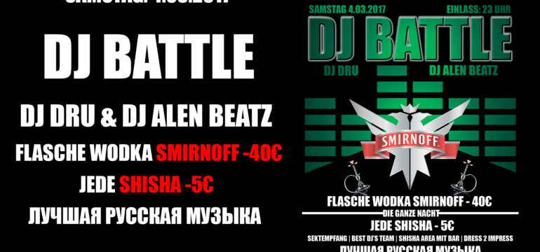 SA. 4.03.2017 – DJ BATTLE