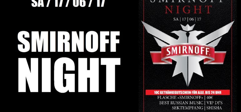 17.06.2017 – “SMIRNOFF” NIGHT