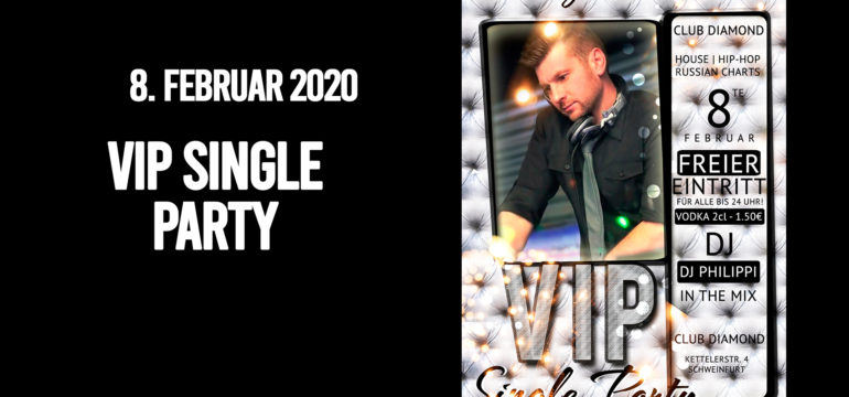 SA. 8.02.2020 –  VIP SINGLE PARTY